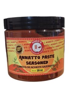 Achiote Annatto Seasoned Adobo paste marinade 16ozsazonado pasta 